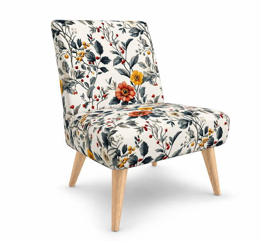 Upholstered Statement Chair from Persephone Botanicals